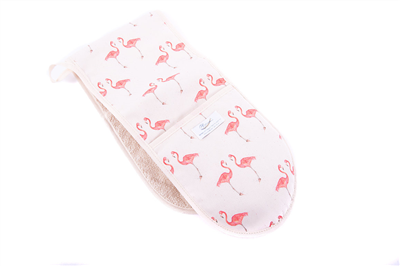 Clare Brownlow Flamingo Oven Gloves